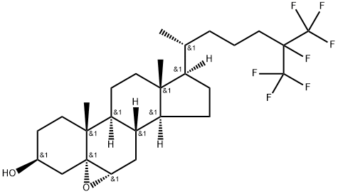 25,26,26,26,27,27,27-헵타플루오로-5α,6α-에폭시콜레스타놀 구조식 이미지