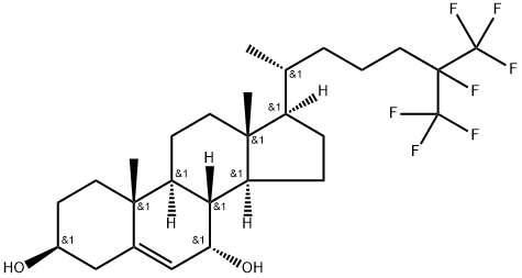 25,26,26,26,27,27,27-헵타플루오로-7α-히드로시콜레스테롤 구조식 이미지