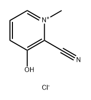 2-Cyano-3-hydroxy-1-methylpyridin-1-ium chloride 구조식 이미지