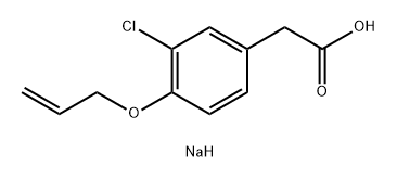 Alclofenac sodium Structure