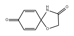 1-Oxa-4-azaspiro[4.5]deca-6,9-diene-3,8-dione Structure