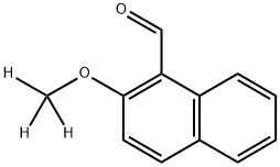 2-(Methoxy-d3)naphthalene-1-carbaldehyde Structure