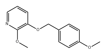 2-Methoxy-3-[(4-methoxyphenyl)methoxy]pyridine Structure