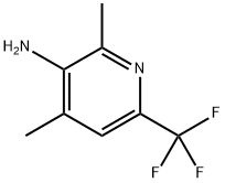 2,4-Dimethyl-6-(trifluoromethyl)pyridin-3-amine 구조식 이미지