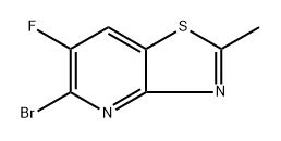 5-Bromo-6-fluoro-2-methylthiazolo[4,5-b]pyridine 구조식 이미지