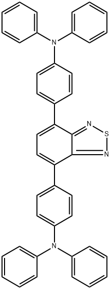 Benzenamine, 4,4'-(2,1,3-benzothiadiazole-4,7-diyl)bis[N,N-diphenyl-, homopolymer Structure