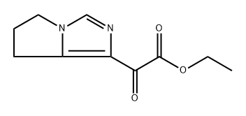 5H-Pyrrolo[1,2-c]imidazole-1-acetic acid, 6,7-dihydro-α-oxo-, ethyl ester Structure