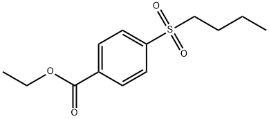 Ethyl 4-(butylsulfonyl)benzoate Structure