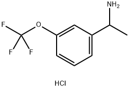 1-[3-(trifluoromethoxy)phenyl]ethan-1-amine hydrochloride Structure