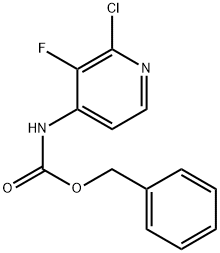 (2-Chloro-3-fluoro-pyridin-4-yl)-carbamic acid benzyl ester Structure