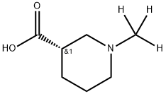 (S)-1-(Methyl-d3)piperidine-3-carboxylic acid Structure