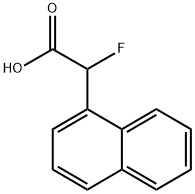 1-Naphthaleneacetic acid, α-fluoro- Structure