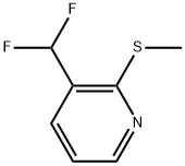 3-(Difluoromethyl)-2-(methylthio)pyridine Structure