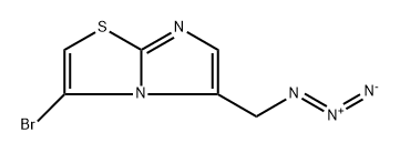 Imidazo[2,1-b]thiazole, 5-(azidomethyl)-3-bromo- Structure