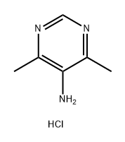 5-Pyrimidinamine, 4,6-dimethyl-, hydrochloride (1:1) Structure