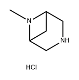 6-Methyl-3,6-diazabicyclo[3.1.1]heptane Hydrochloride Structure