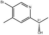 2-Pyridinemethanol, 5-bromo-α,4-dimethyl-, (αS)- 구조식 이미지