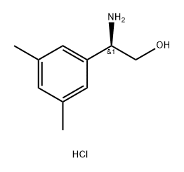 (R)-2-Amino-2-(3,5-dimethylphenyl)ethan-1-ol hydrochloride Structure