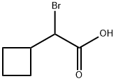 Cyclobutaneacetic acid, α-bromo- 구조식 이미지