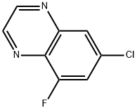 7-chloro-5-fluoroquinoxaline Structure