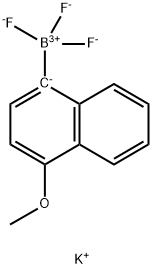 Potassium (4-methoxynaphthalen-1-yl)trifluoroborate Structure
