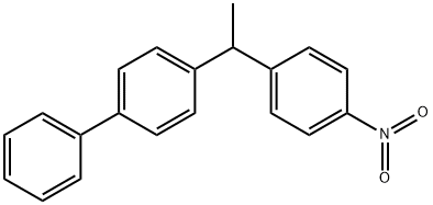 4-(1-(4-nitrophenyl)ethyl)-1,1'-biphenyl Structure