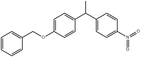 1-(benzyloxy)-4-(1-(4-nitrophenyl)ethyl)benzene Structure