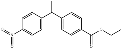 ethyl 4-(1-(4-nitrophenyl)ethyl)benzoate Structure