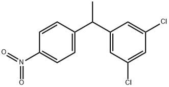 1,3-dichloro-5-(1-(4-nitrophenyl)ethyl)benzene Structure