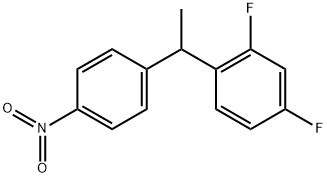 2,4-difluoro-1-(1-(4-nitrophenyl)ethyl)benzene Structure