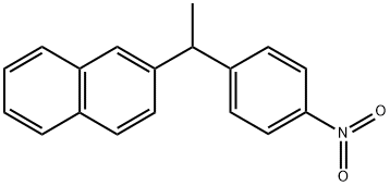 2-(1-(4-nitrophenyl)ethyl)naphthalene Structure