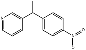 3-(1-(4-nitrophenyl)ethyl)pyridine Structure