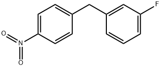 1-fluoro-3-(4-nitrobenzyl)benzene Structure