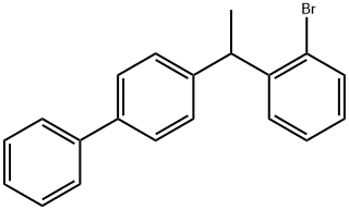 4-(1-(2-bromophenyl)ethyl)-1,1'-biphenyl Structure