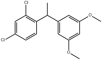 2,4-dichloro-1-(1-(3,5-dimethoxyphenyl)ethyl)benzene Structure