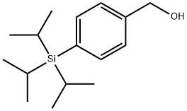 4-[Tris(1-methylethyl)silyl]benzenemethanol Structure