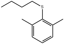 butyl(2,6-dimethylphenyl)sulfane Structure