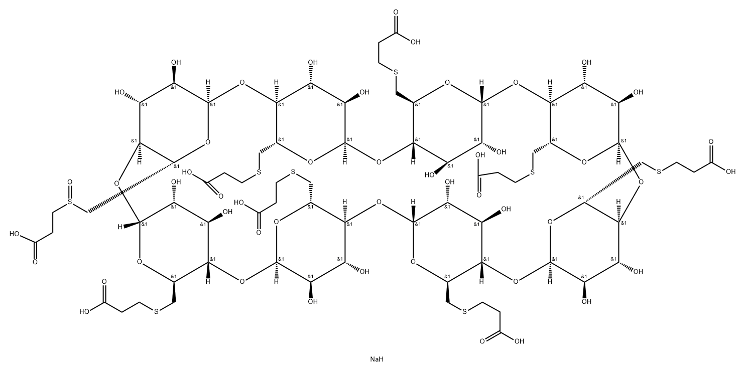 Mono Oxidation Sugammadex(Org198958-2) 구조식 이미지