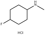 (4-Fluoro-cyclohexyl)-methyl-amine hydrochloride Structure