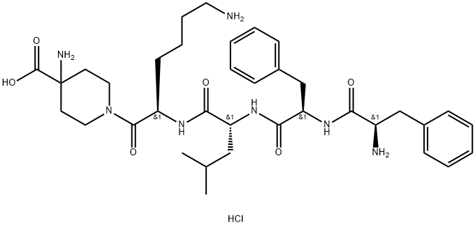 Difelikefalin 3HCl Structure