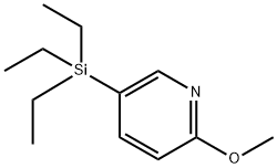 2-Methoxy-5-(triethylsilyl)pyridine Structure