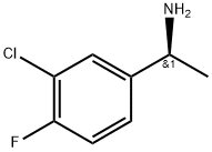 Benzenemethanamine, 3-chloro-4-fluoro-α-methyl-, (αS)- Structure