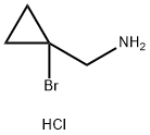 (1-Bromocyclopropyl)methanamine hydrochloride Structure