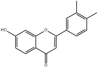 2-(3,4-dimethylphenyl)-7-hydroxychromen-4-one Structure