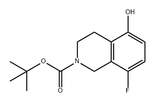 tert-butyl 8-fluoro-5-hydroxy-3,4-dihydroisoquinoline-2(1H)-carboxylate Structure