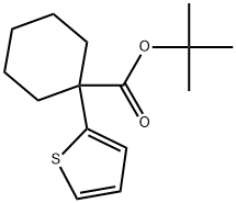 tert-butyl1-(thiophen-2-yl)cyclohexane-1-carboxylate Structure