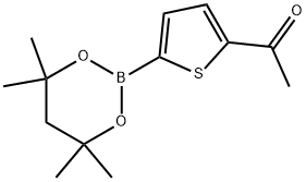 1-[5-(4,4,6,6-Tetramethyl-1,3,2-dioxaborinan-2-yl)-2-thienyl]ethanone Structure