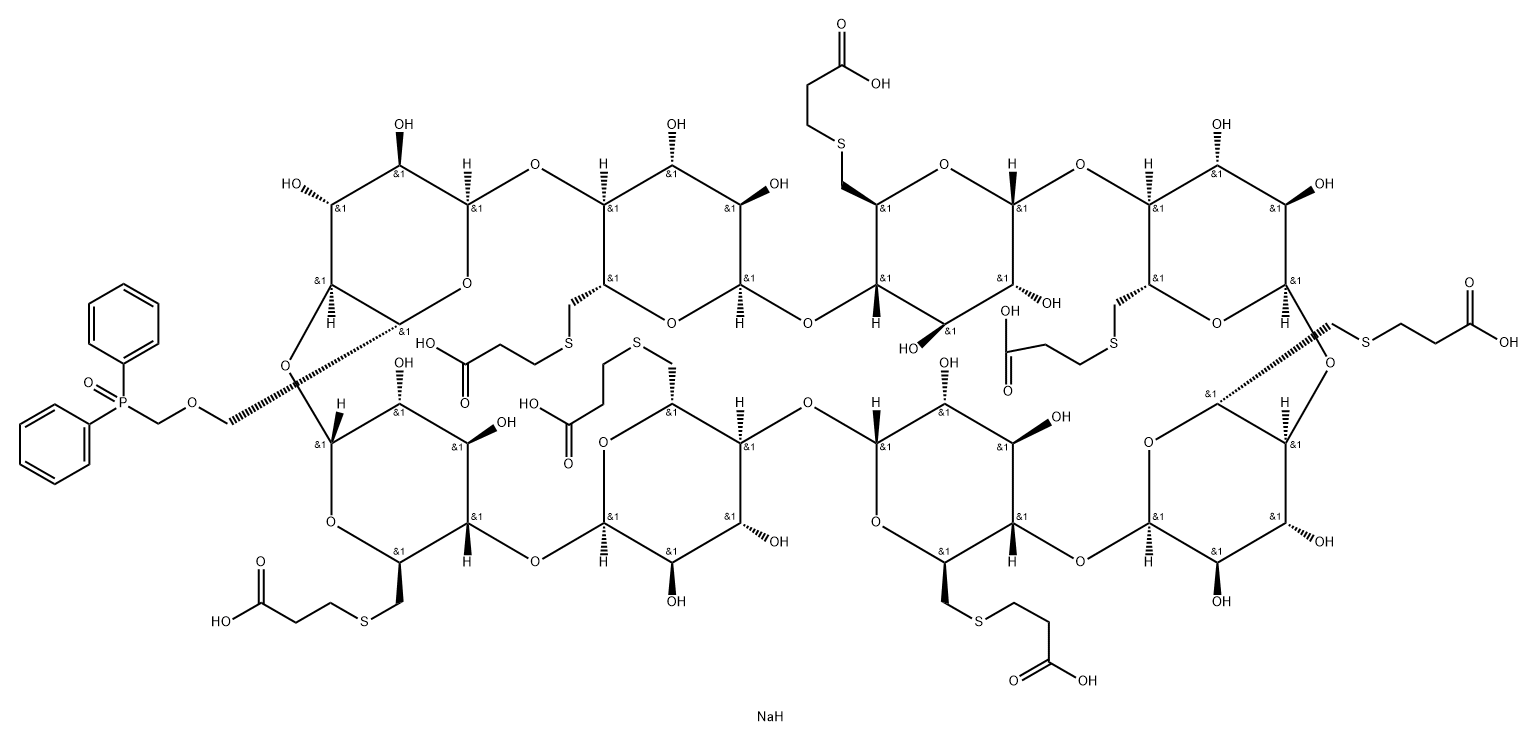 Sugammadex Impurity 17 구조식 이미지