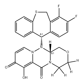 Baloxavir D4Q: What is 
Baloxavir D4 Q: What is the CAS Number of 
Baloxavir D4 Structure