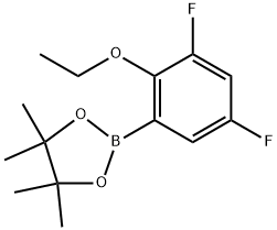 2-(2-ethoxy-3,5-difluorophenyl)-4,4,5,5-tetramethyl-1,3,2-dioxaborolane Structure